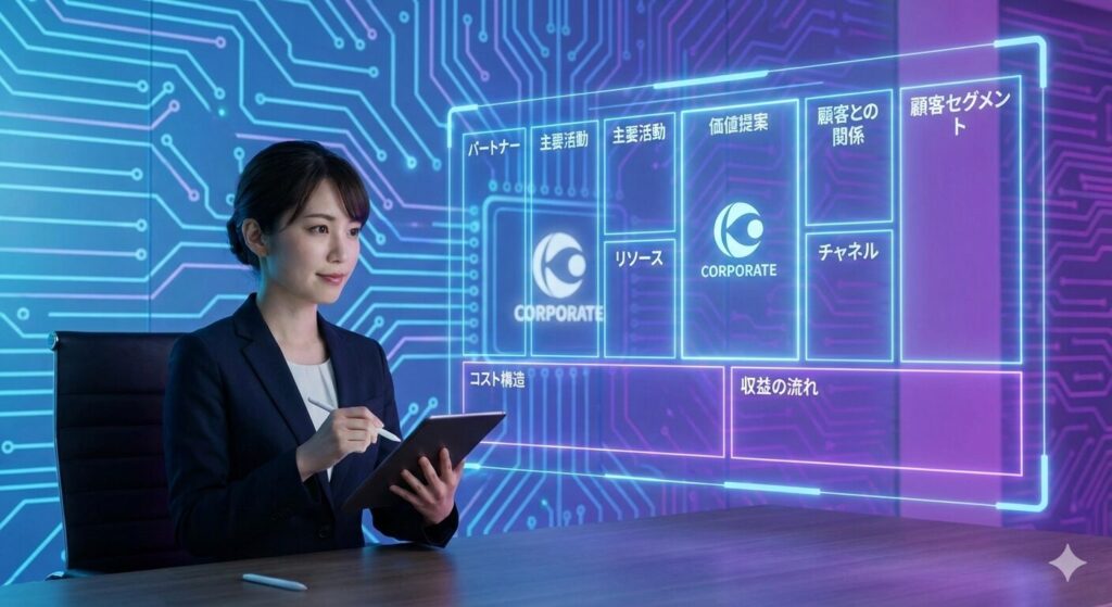 ビジネスモデルキャンバスで企業分析、収益構造を可視化